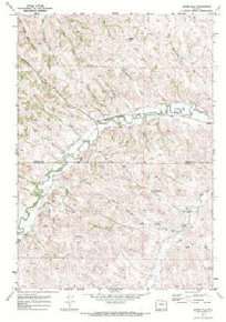 7.5' Topo Map of the Horse Hill, WY Quadrangle