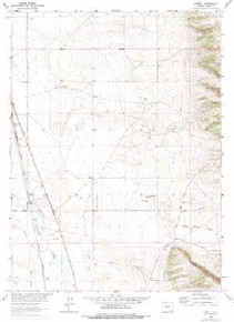 7.5' Topo Map of the Howell, WY Quadrangle
