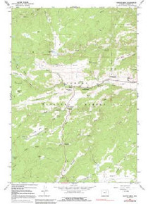 7.5' Topo Map of the Hunter Mesa, WY Quadrangle