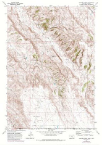 7.5' Topo Map of the Hunters Creek, MT Quadrangle