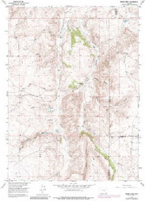 7.5' Topo Map of the Indian Guide, WY Quadrangle