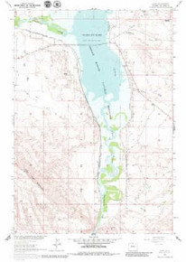 7.5' Topo Map of the Kane, WY Quadrangle