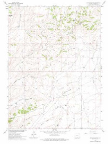 7.5' Topo Map of the Ketchum Buttes, WY Quadrangle