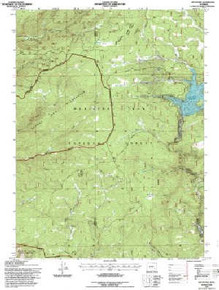 7.5' Topo Map of the Keystone, WY Quadrangle