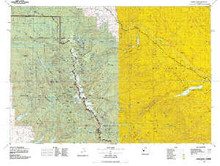 USGS 30' x 60' Metric Topographic Map of Gannett Peak, WY Quadrangle