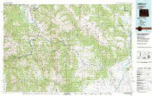 USGS 30' x 60' Metric Topographic Map of Jackson, WY Quadrangle