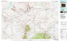 USGS 30' x 60' Metric Topographic Map of Medicine Bow, WY Quadrangle