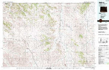 USGS 30' x 60' Metric Topographic Map of Recluse, WY Quadrangle