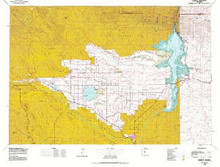 USGS 30' x 60' Metric Topographic Map of Riverton, WY Quadrangle