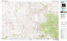 USGS 30' x 60' Metric Topographic Map of Baggs, WY Quadrangle
