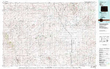 USGS 30' x 60' Metric Topographic Map of Bill, WY Quadrangle