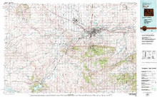 USGS 30' x 60' Metric Topographic Map of Casper, WY Quadrangle