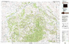 USGS 30' x 60' Metric Topographic Map of Devils Tower, WY Quadrangle