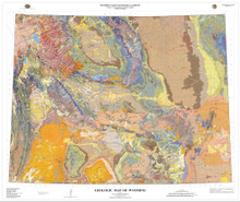 Geologic Map of Wyoming (2014)