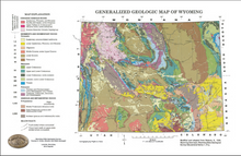 Generalized Geologic Map of Wyoming (2000)