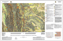 Surficial Geologic Map of the Afton 30' x 60' Quadrangle, Sublette and Lincoln Counties, Wyoming (2015)