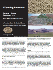 Wyoming Bentonite: Summary Report (2014)