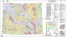 Coal Map of Wyoming: With Energy Production and Transportation (2011)