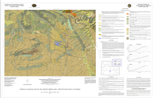 Surficial Geologic Map of the Chicken Spring Area, Sweetwater County, Wyoming (2014)