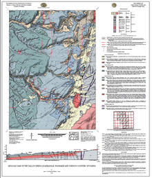 Geologic Map of the Tallon Spring Quadrangle, Washakie and Johnson Counties, Wyoming (2015)