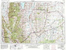USGS 1° x 2° Area Map Sheet of Ogden, UT Quadrangle