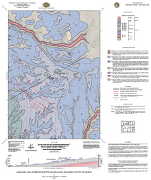 Geologic Map of the Bush Butte Quadrangle, Big Horn County, Wyoming (2013)