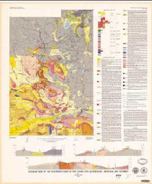 Geologic map of the southwest part of the Cooke City Quadrangle, Montana and Wyoming