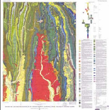 Geologic map and structure sections of the Cokeville 30' Quadrangle, Lincoln and Sublette counties Wyoming