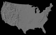 Landforms of the conterminous United States a digital shaded-relief portrayal