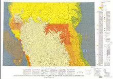 Geologic and structure map, with contours on top of the Pierre Shale, for the south half of the Powder River basin, northeastern Wyoming