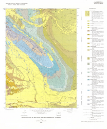 Geologic Map of Greybull North Quadrangle, Wyoming (1986)