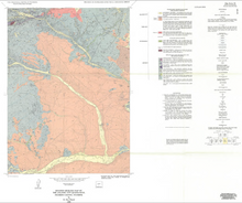 Revised Geologic Map of the Atlantic City Quadrangle, Fremont County, Wyoming (1989)