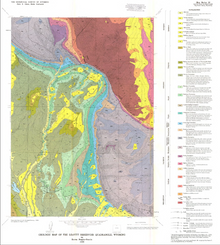 Geologic Map of the Leavitt Reservoir Quadrangle, Wyoming (1989)