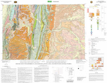 Geologic Map of the Kemmerer 30' x 60' Quadrangle, Lincoln, Uinta, and Sweetwater Counties, Wyoming (wsgs) (2004)