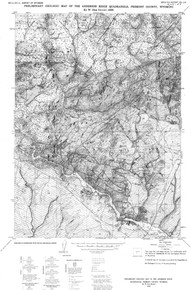 Preliminary Geologic Map of the Anderson Ridge Quadrangle, Fremont County, Wyoming (1986)