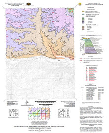 Bedrock Geologic Map of Part of the Antelope Wash Quadrangle, Sweetwater County, Wyoming (2007)