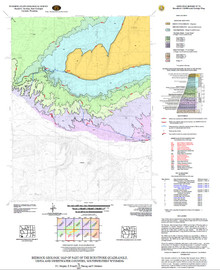 Bedrock Geologic Map of the Burntfork Quadrangle, Uinta and Sweetwater Counties, Southwestern Wyoming (2007)