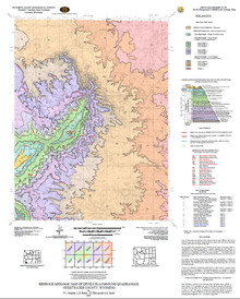 Bedrock Geologic Map of the Devils Playground Quadrangle, Sweetwater County, Wyoming (2007)