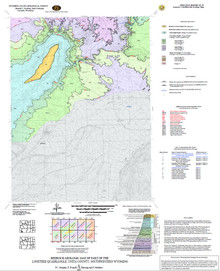 Bedrock Geologic Map of the Lonetree Quadrangle, Uinta County, Southwestern Wyoming (2007)