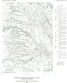 Preliminary Geologic Map of the Barnum Quadrangle, Johnson County, Wyoming (1988)