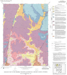 Geologic Map of the Beartrap Meadows Quadrangle, Johnson County, Wyoming (1995)