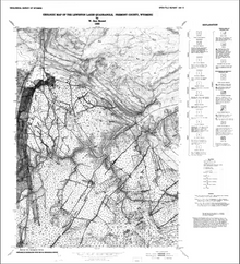 Geologic Map of the Lewiston Lakes Quadrangle, Fremont County, Wyoming (1988)