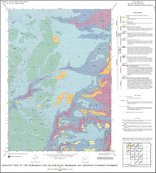 Geologic Map of the Monument Hill Quadrangle, Washakie and Johnson Counties, Wyoming (1995)