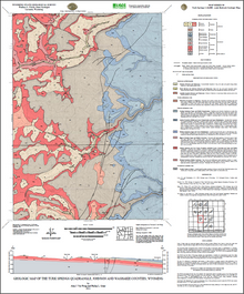 Geologic Map of the Turk Springs Quadrangle, Johnson and Washakie Counties, Wyoming (2011)
