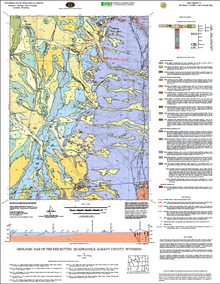 Geologic Map of the Red Buttes Quadrangle, Albany County, Wyoming (2007)