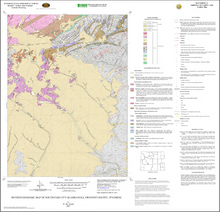 Revised Geologic Map of South Pass City Quadrangle, Fremont County, Wyoming (2007)