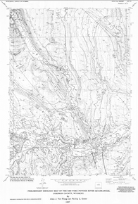 Preliminary Geologic Map of the Red Fork Powder River Quadrangle, Johnson County, Wyoming (1987)