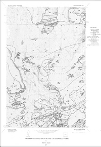 Preliminary Geological Map of the Sand Lake Quadrangle, Wyoming (1977)