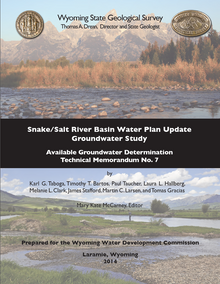 Snake/Salt River Basin Water Plan Update, Groundwater Study, Level I (2011–2014): Available Groundwater Determination (2014)