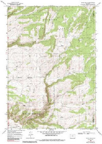 7.5' Topo Map of the Onion Gulch, WY Quadrangle